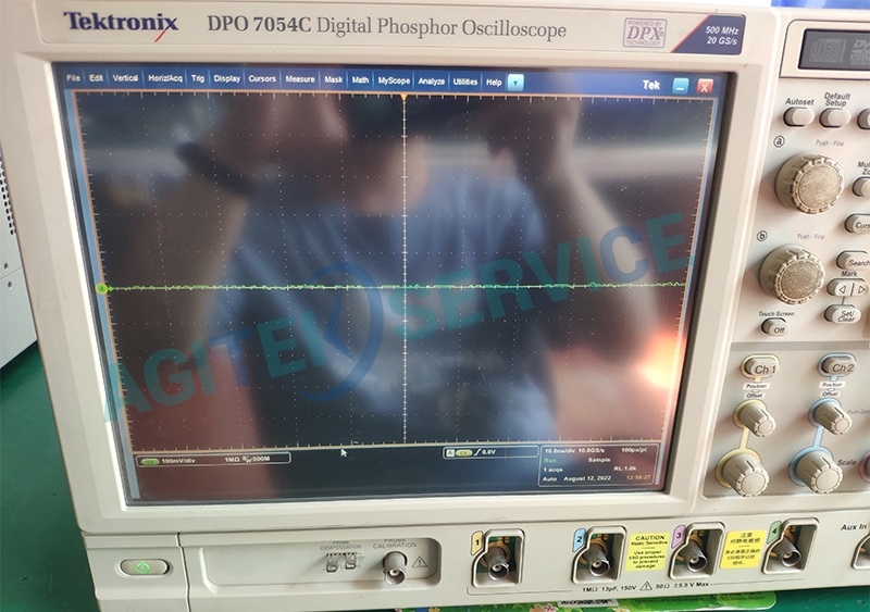 泰克示波器DPO7054C测量软件无法启动维修